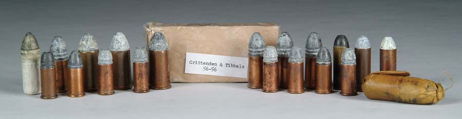 Appraisal: LOT OF COLLECTOR'S AMMUNITION Lot consists of four copper case