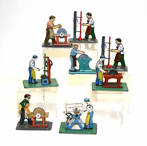 Appraisal: Grouping of German Steam Toy Accessories Collection of important Steam