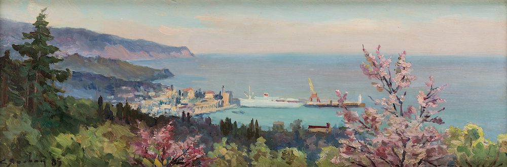 Appraisal: STEPAN KALINOVICH YAROVOY STEPAN KALINOVICH YAROVOY Spring in Yalta oil