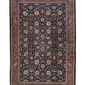 Appraisal: An Indian Wool Rug Second Half th Century feet x