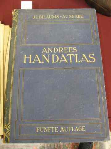 Appraisal: Book ''Andrees Allgemeiner Handatlas'' '' x ''