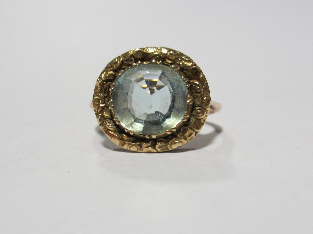 Appraisal: Victorian ct gold gem set dress ring