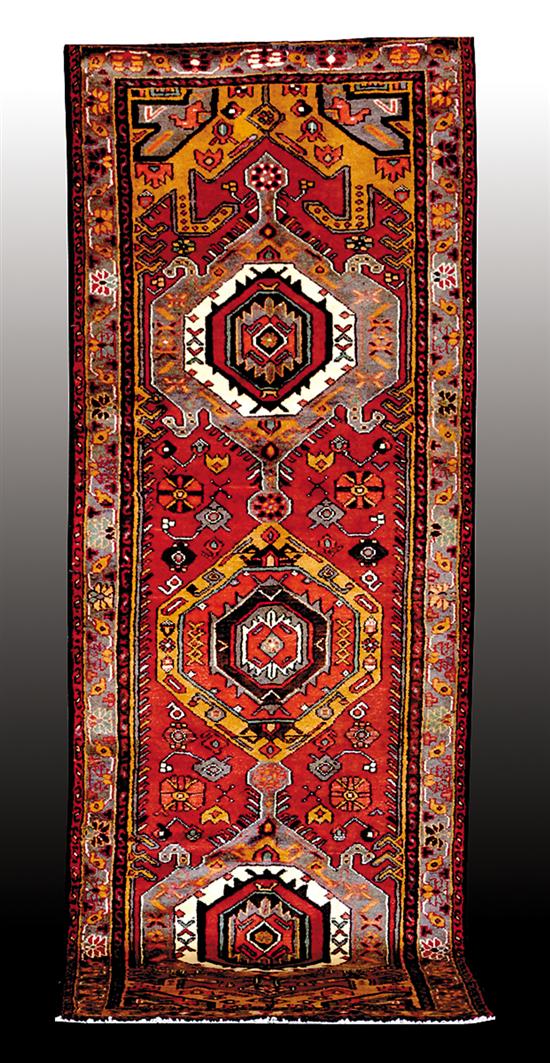 Appraisal: Persian Hamadan runner circa ' x