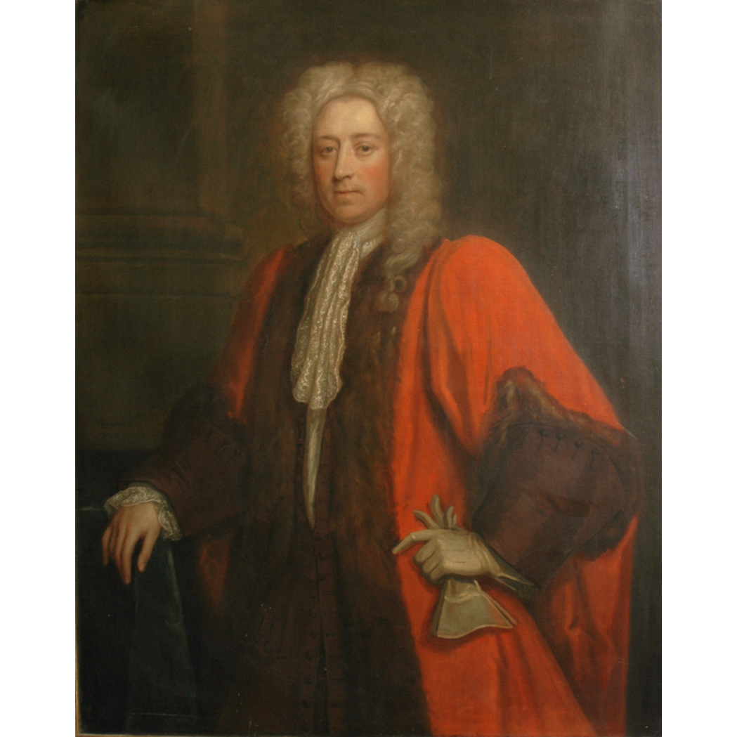 Appraisal: English School th Century Portrait of a Gentleman in a