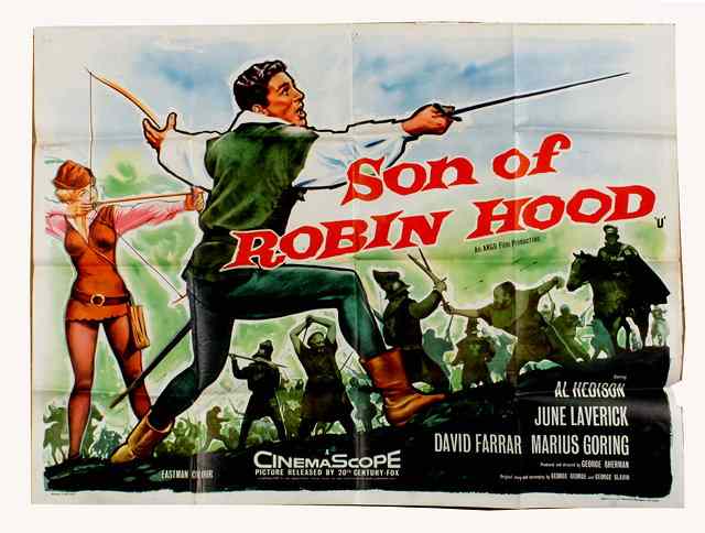 Appraisal: SON OF ROBIN HOOD th Century Fox adventure starring David