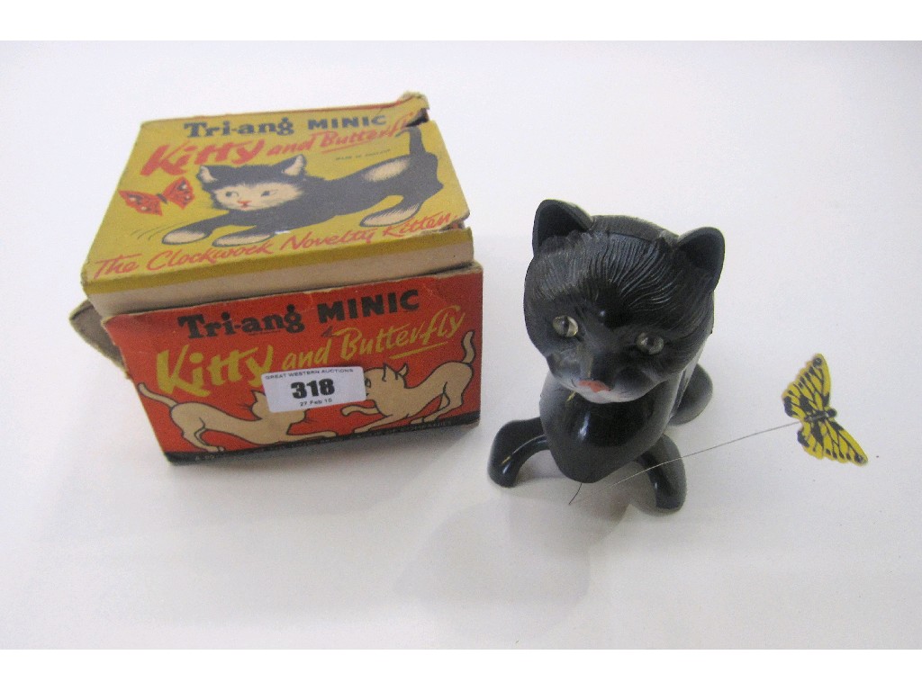 Appraisal: Triang clockwork Kitty and Butterfly toy in original box