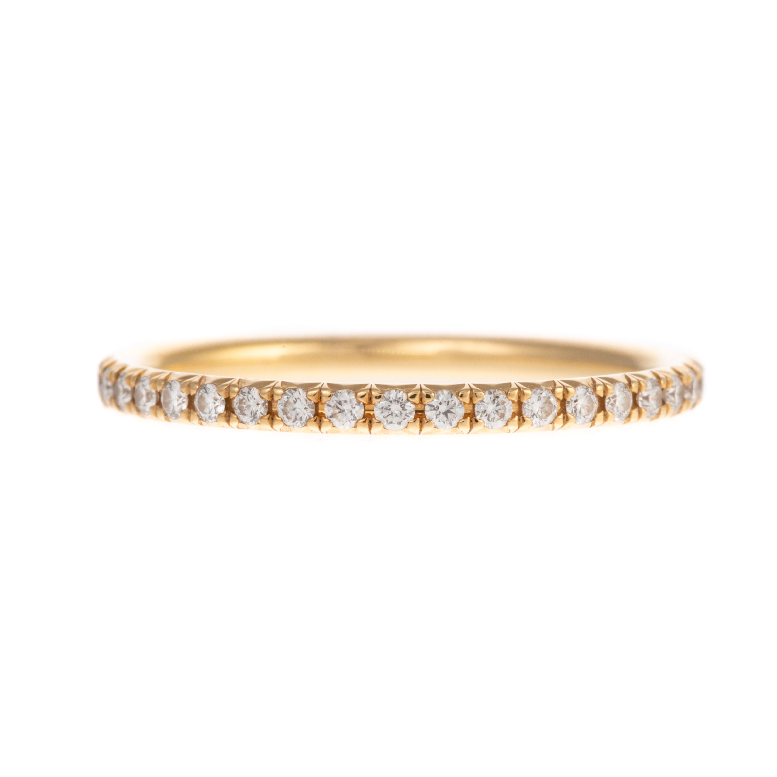 Appraisal: A TIFFANY CO DIAMOND ETERNITY BAND IN K K yellow