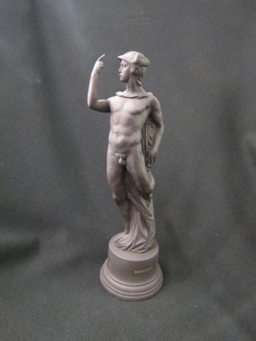 Appraisal: Wedgwood Basalt Figurine of Mercury excellent original box