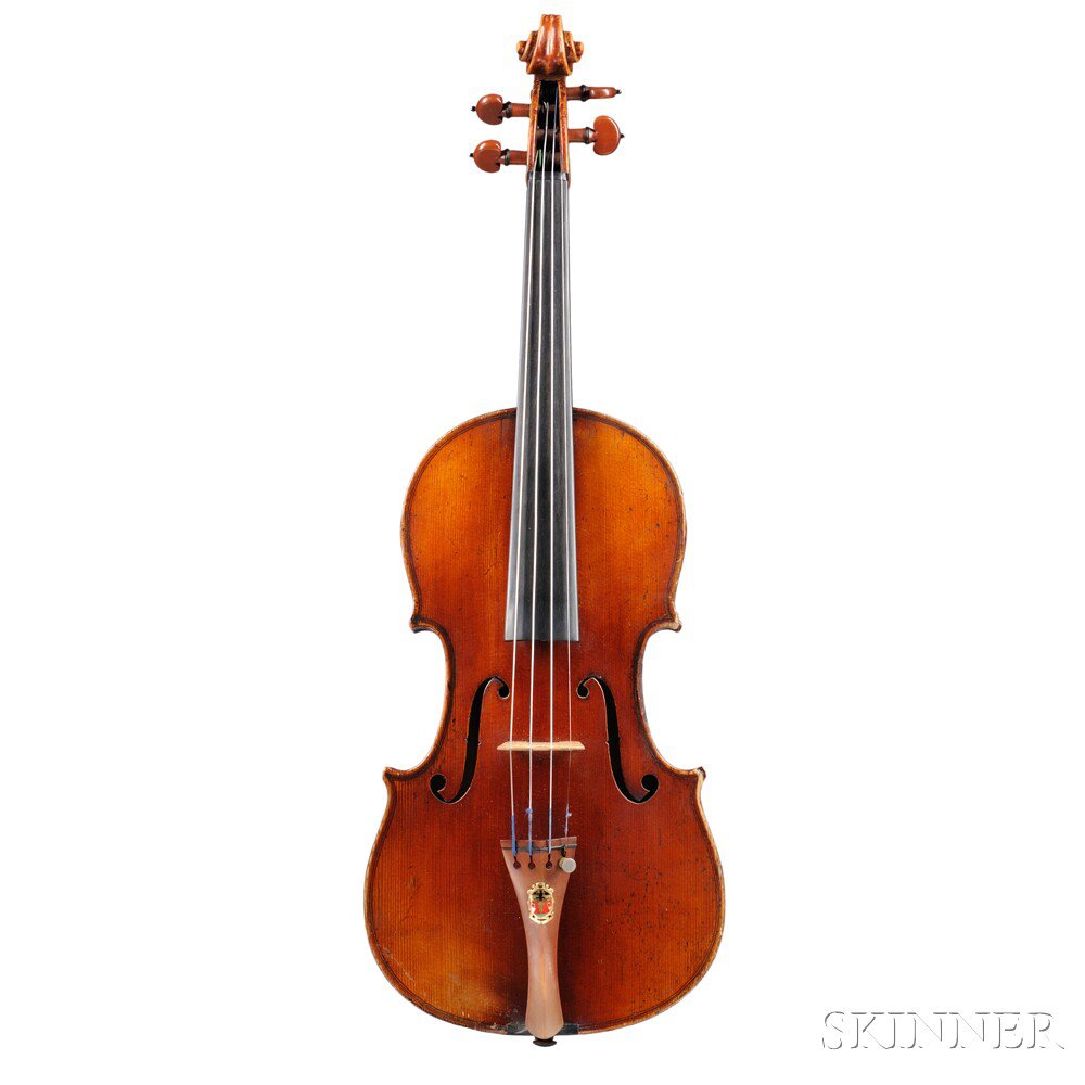 Appraisal: German Violin labeled ANTONIUS STRADIVARIUS possibly Albert Schweitzer copy length