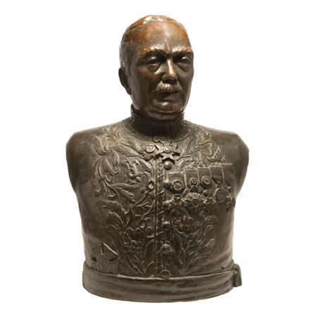 Appraisal: Continental Bronze Bust of a Gentleman Estimate -