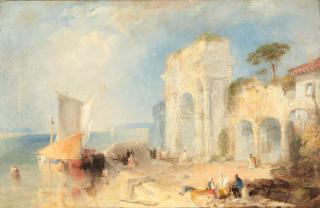 Appraisal: A THC VENETIAN CAPRICCIO STYLE OF JAMES BAKER PYNE A