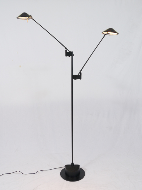 Appraisal: ROBERT SONNEMAN FOR GEORGE KOVAS FLOOR LAMP Double adjustable arm