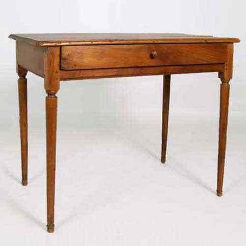 Appraisal: A French Provincial Walnut Side Table circa having a rectangular