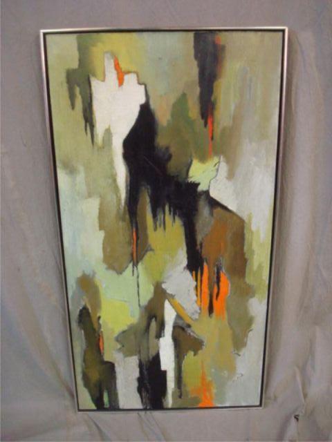 Appraisal: CONNERY Ruth Abstract Oil on Canvas Dimensions x Estimate -