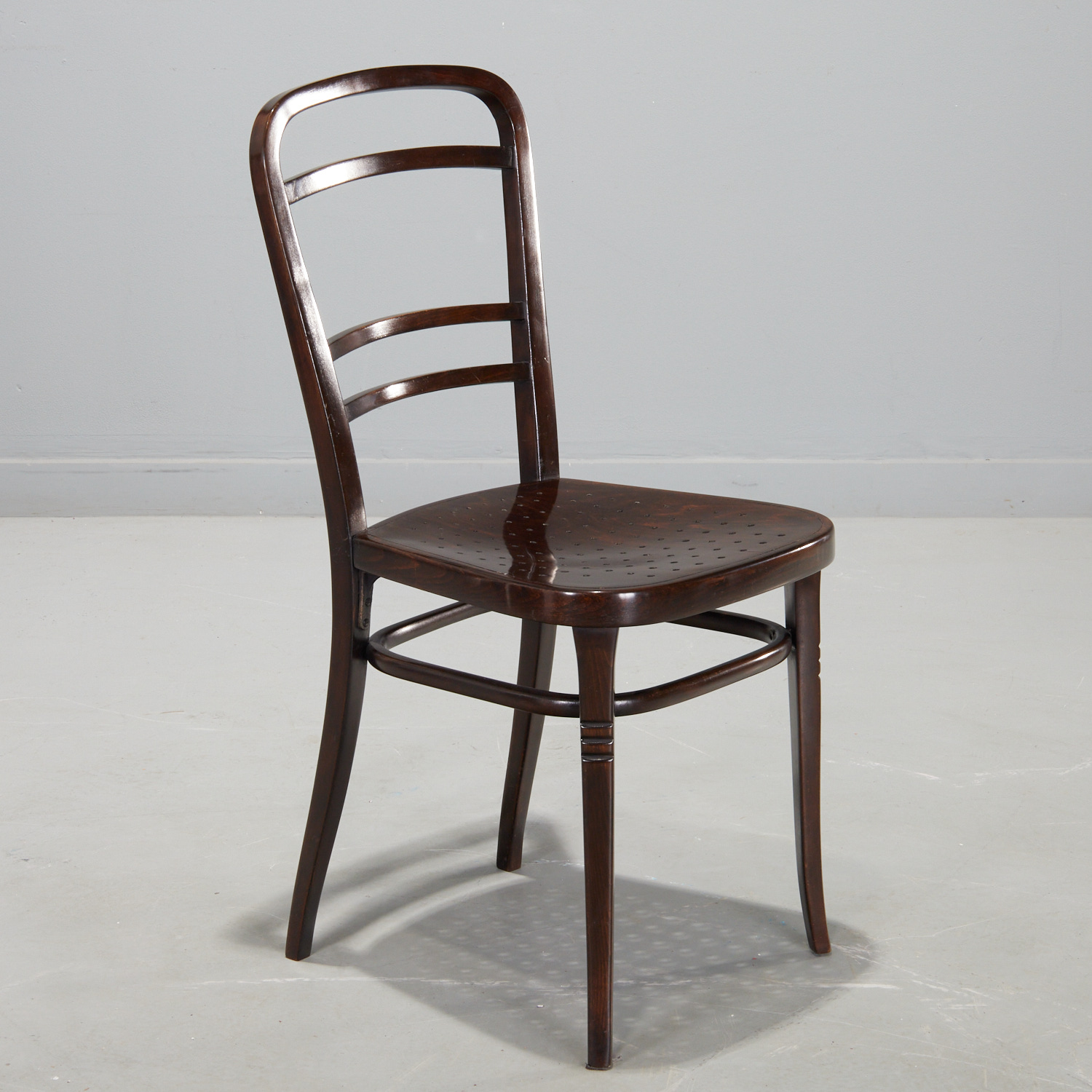 Appraisal: OTTO WAGNER FOR THONET BENTWOOD SIDE CHAIR c Austria dark