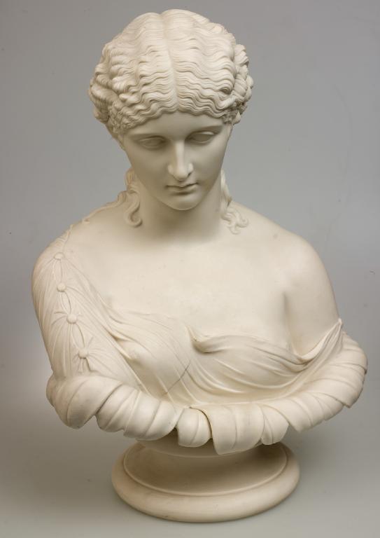 Appraisal: FINE COPELAND PARIAN BUST OF CLYTIE late th century the