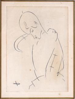 Appraisal: AMEDEO MODIGLIANI ETCHING C AMEDEO MODIGLIANI ITALIAN - ETCHING C