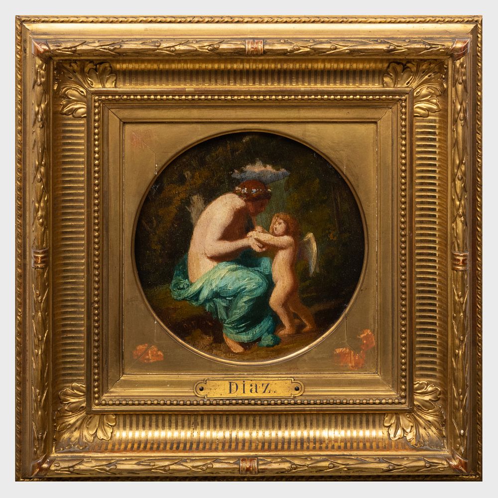 Appraisal: Attributed to Narcisse D az de la Pe a -