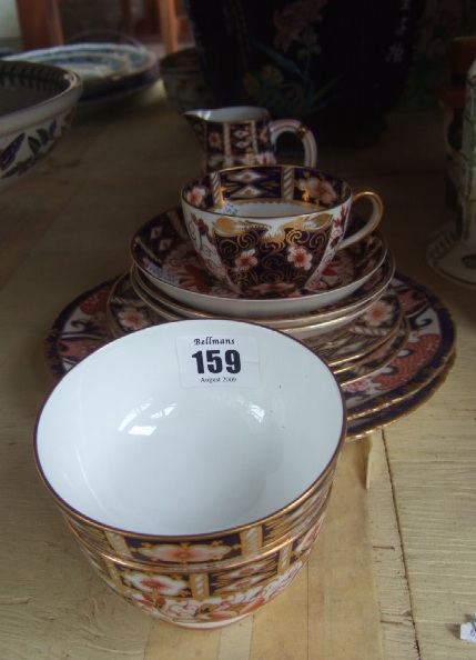 Appraisal: A quantity of Royal Crown Derby tea wares decorated in