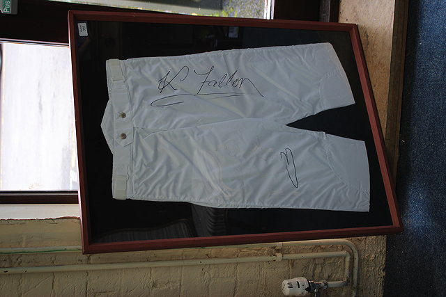 Appraisal: THE LOWER PART OF A SET OF JOCKEYS SILKS one