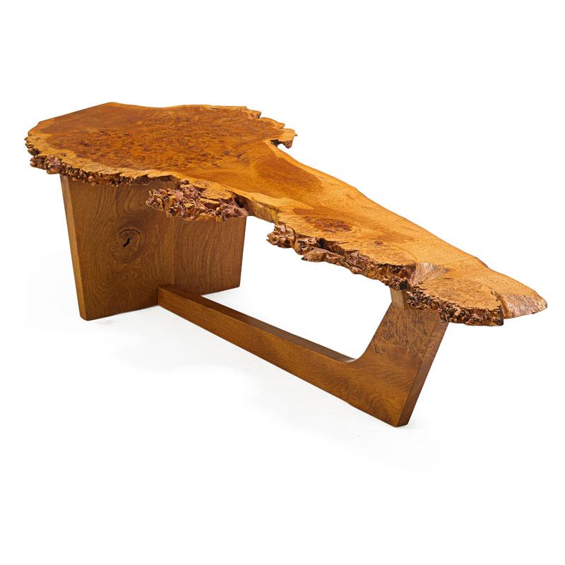 Appraisal: GEORGE NAKASHIMA Coffee table GEORGE NAKASHIMA - NAKASHIMA STUDIOS Coffee