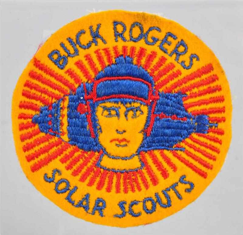 Appraisal: Buck Rogers Solar Scout Patch Description In blue red and