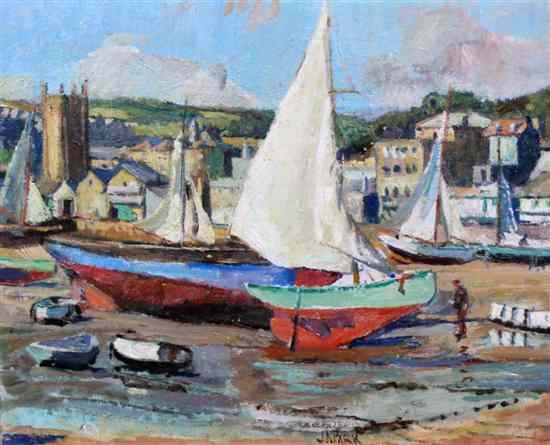 Appraisal: John Anthony Park - oil on board Shipping in St