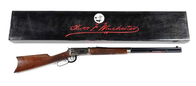 Appraisal: MIB Oliver F Winchester Commemorative Rifle Serial W H This