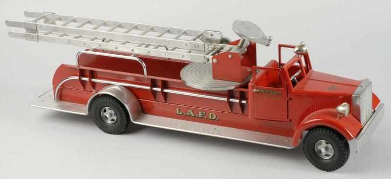 Appraisal: Smith-Miller MIC No Aerial Ladder Truck Toy Description Original reissued