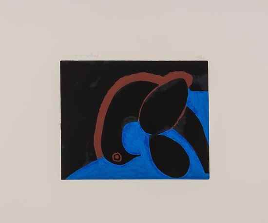 Appraisal: Josef Herman - Night silkscreen printed in colours signed in