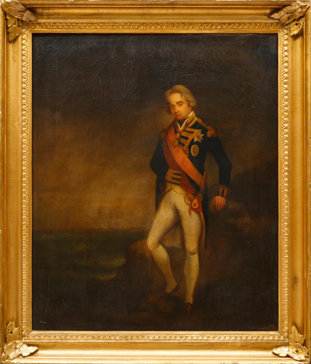 Appraisal: After John Hoppner British - Horatio First Viscount Nelson oil