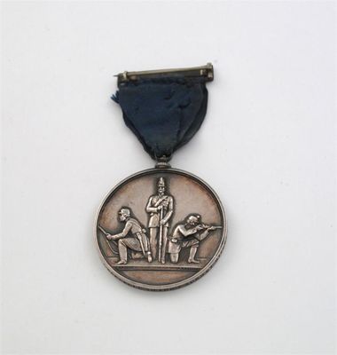 Appraisal: Regimental Interest A Victorian rifle shooting medallion on a pendant