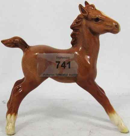 Appraisal: Beswick Large Stretched Chestnut Foal restored