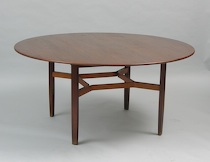 Appraisal: A Vintage Danish Walnut Dining Table A vintage Danish walnut