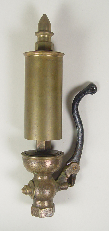 Appraisal: Brass Bronze Steam Whistle Single note whistle with pointed finial