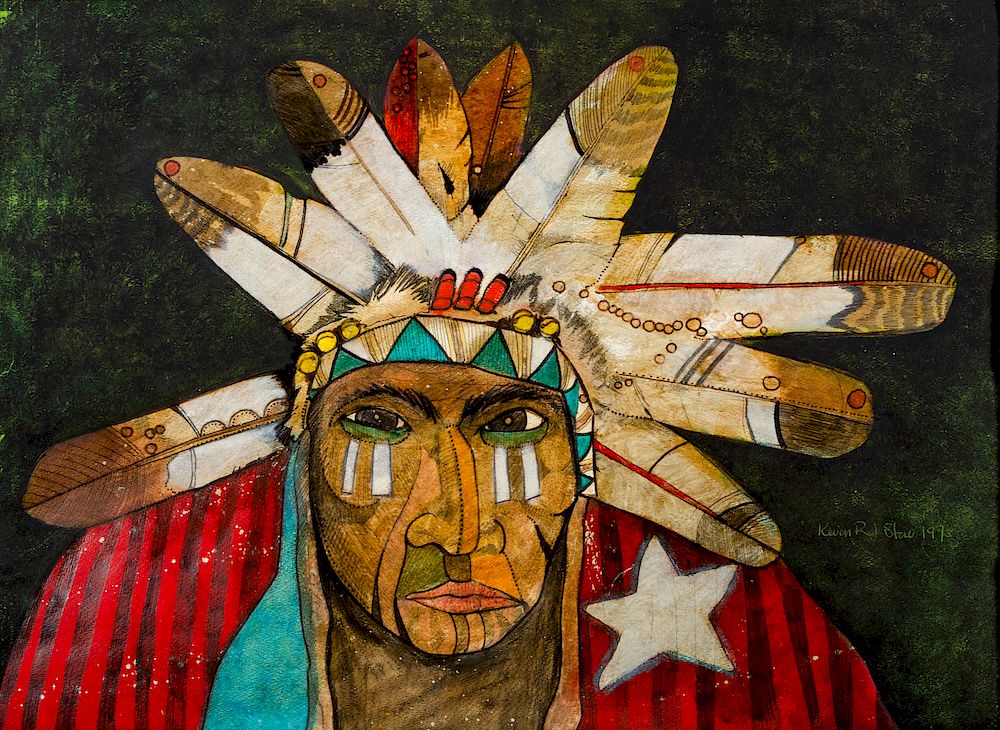 Appraisal: Kevin Red Star Crow b Crow Chief Kevin Red Star