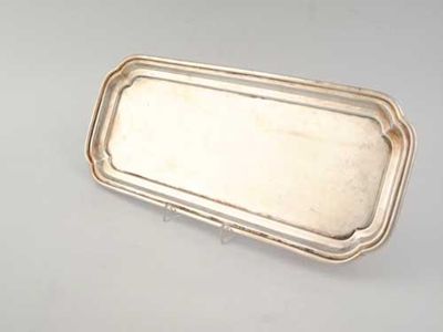 Appraisal: A modern small oblong tray with a moulded border and