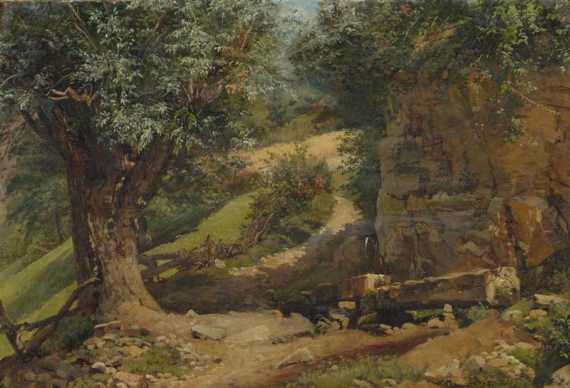 Appraisal: RITZ RAPHAEL Brig - Sitten The road to Bramois Oil