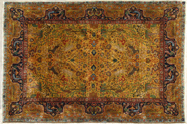 Appraisal: A Persian Kashan variety carpet rug Tree of Life A