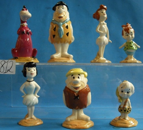 Appraisal: A set of Beswick figures from the Flintstones comprising Bamm