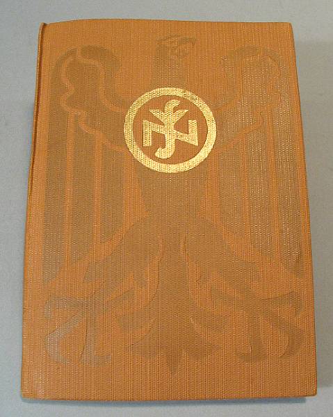 Appraisal: A rd Reich officer's identification booklet for Dr Rudolf Bruckmann