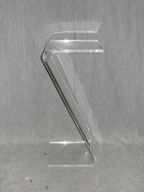 Appraisal: Lucite Pedestal Midcentury From a Long Island estate Dimensions x