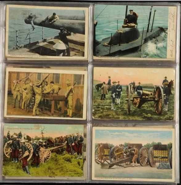 Appraisal: Lot of Approx WWI Military Postcards Nice historical cards Minor