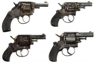 Appraisal: Four revolvers to include an American double action six shot