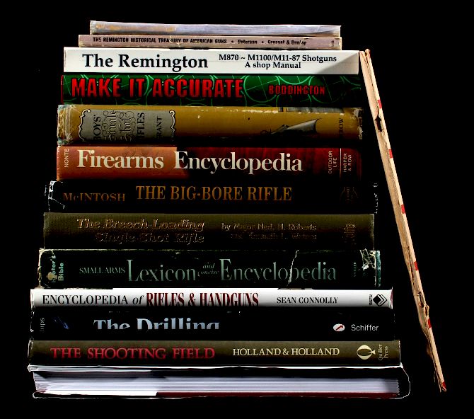 Appraisal: Hardbound Firearm Encyclopedias References Featured in this lot for your