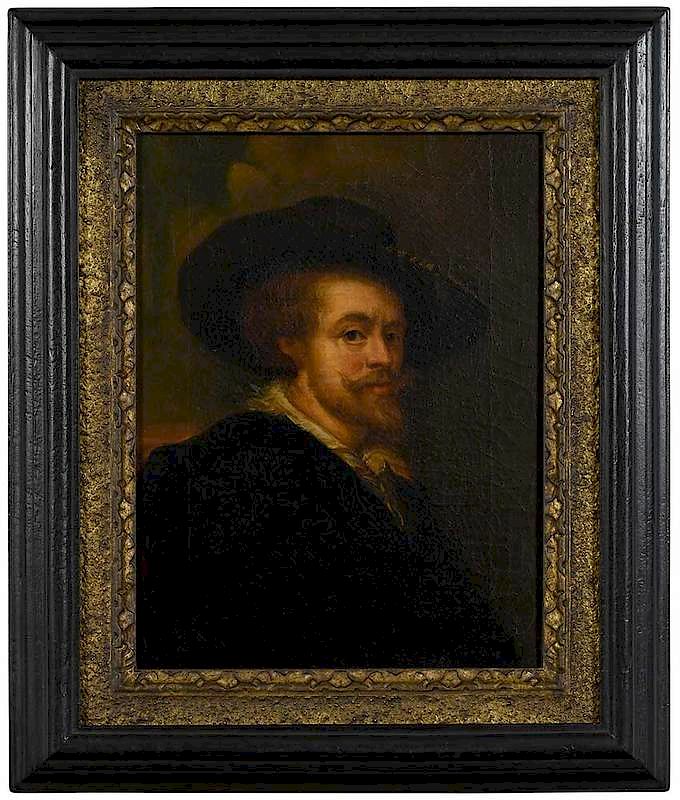 Appraisal: After Peter Paul Rubens Flemish Portrait of a Gentleman in