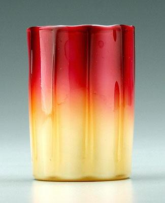 Appraisal: Plated amberina tumbler - in the very best one I