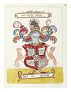 Appraisal: MANUSCRIPT BOOK HERALDRY Forman Robert Scottish Armorial Attributed to Sir