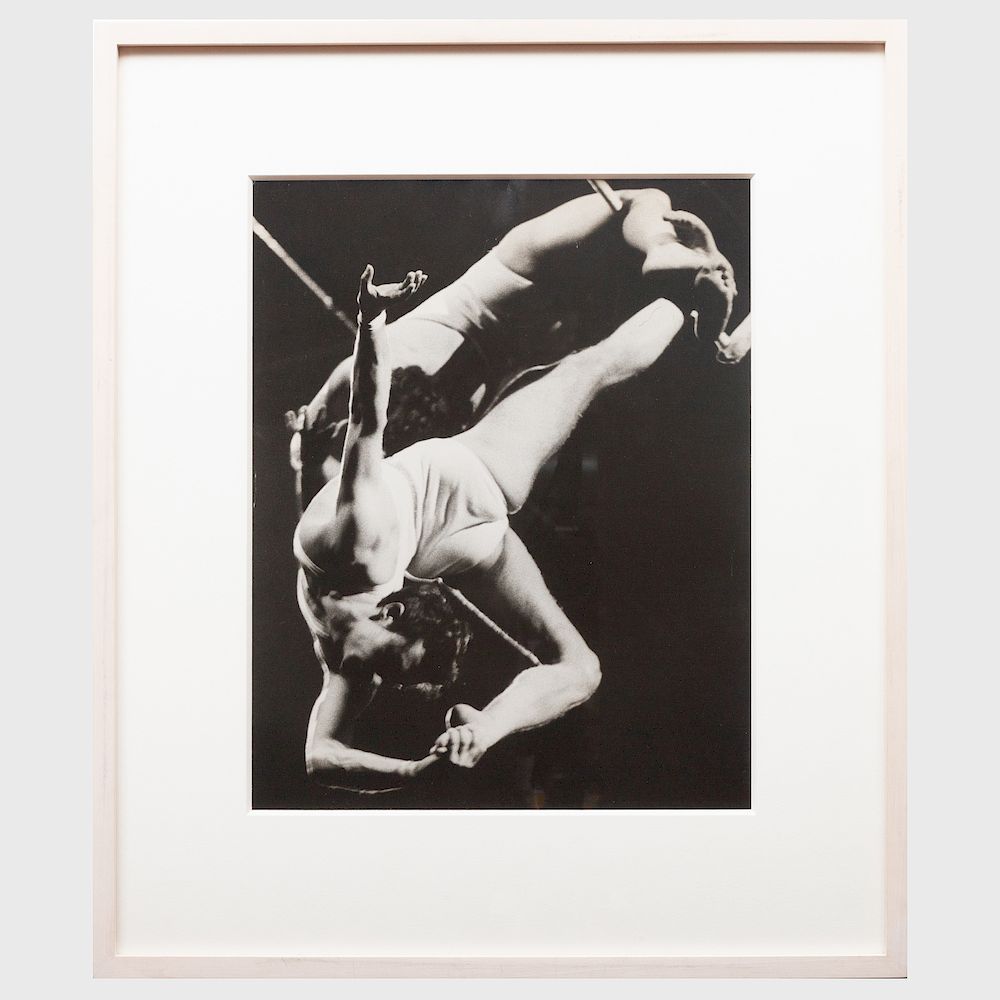 Appraisal: Ted Croner - Untitled Acrobats Gelatin silver print c signed