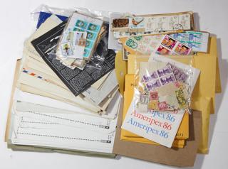 Appraisal: Lot of bag US and World stamps majority used some